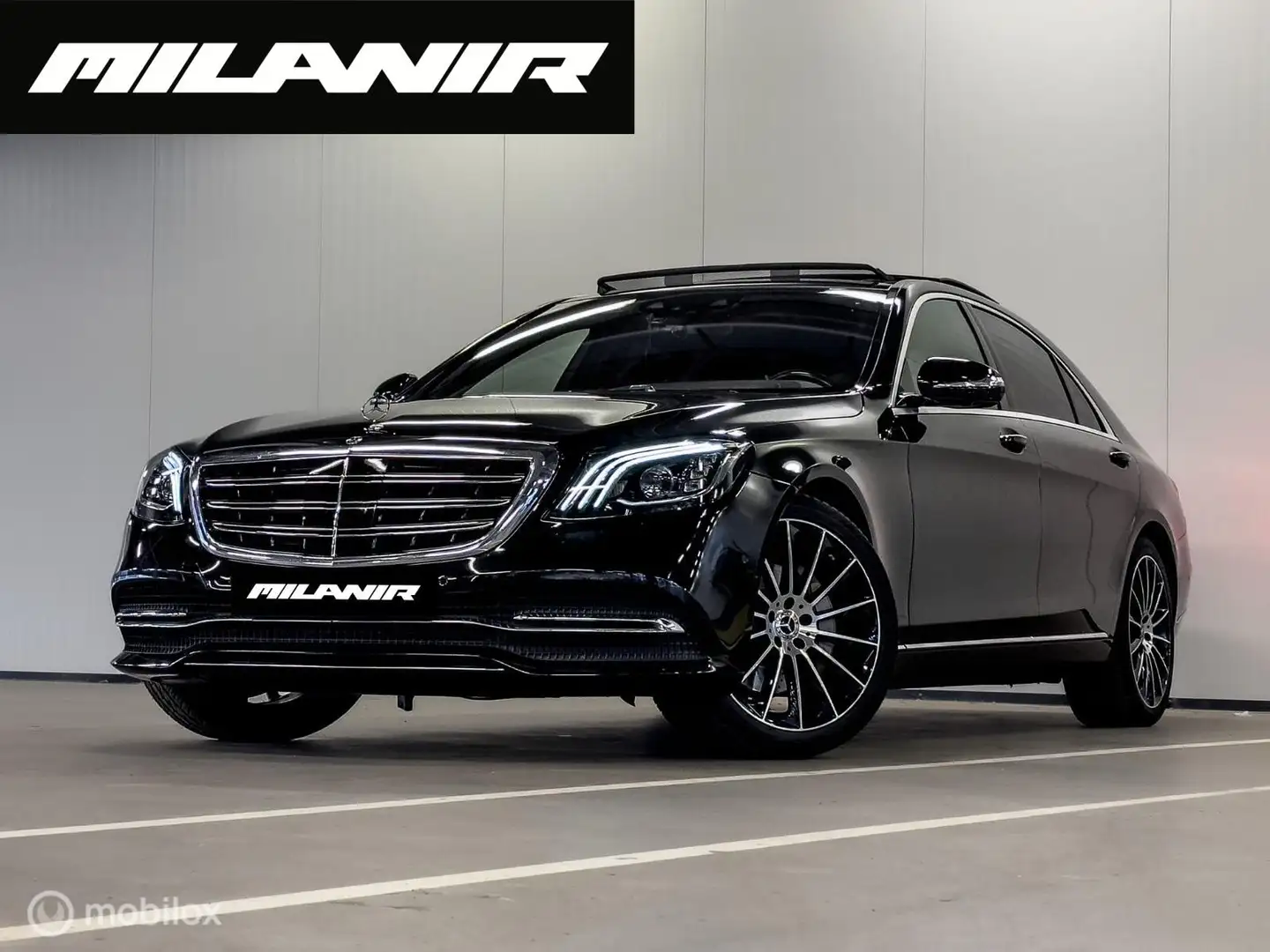 Mercedes-Benz S 350 350d Lang Prem Plus |Pano |Headup |Massage Zwart - 1