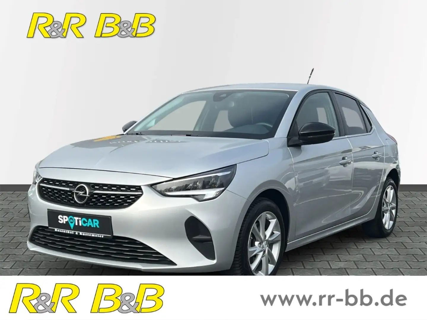 Opel Corsa F Elegance 1.2 Navi+SHZ+DAB+KLIMA+LHZ+PDC+LED+KAME Silber - 1