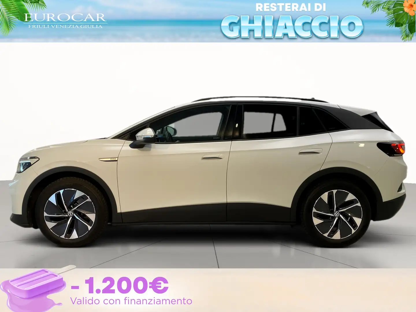 Volkswagen ID.4 77 kwh pro performance 204cv Bianco - 2