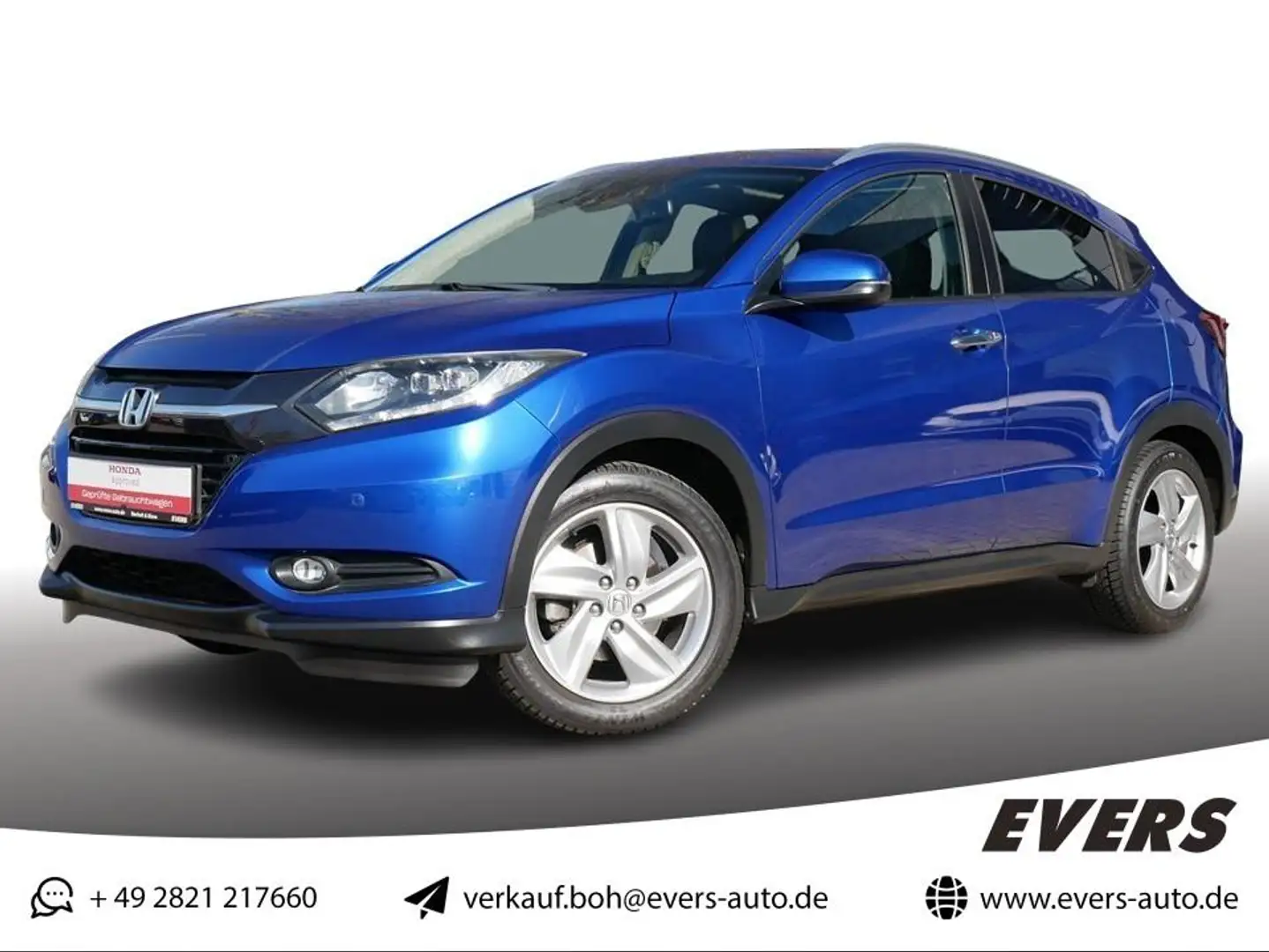 Honda HR-V 1.5 i-VTEC EXECUTIVE NAVI+LED+PANORAMAD. Modrá - 1