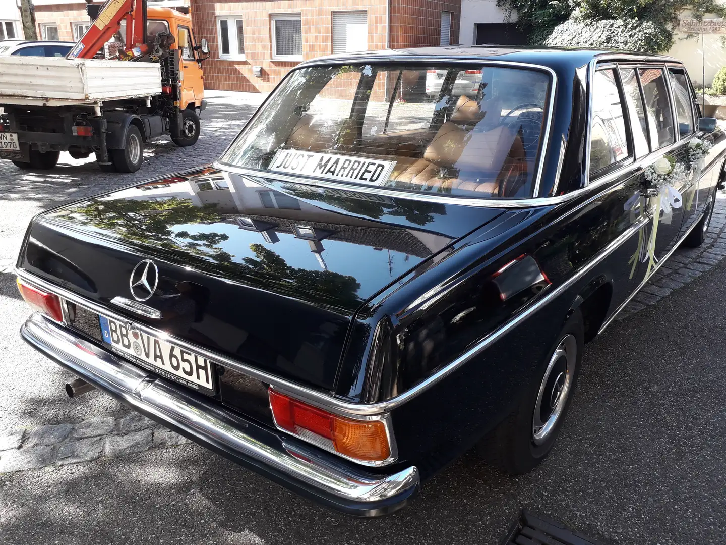 Oldtimer Mercedes Benz 230.6 /8 Pullmann, 1. Serie, Automatik Klima Servo Zwart - 2