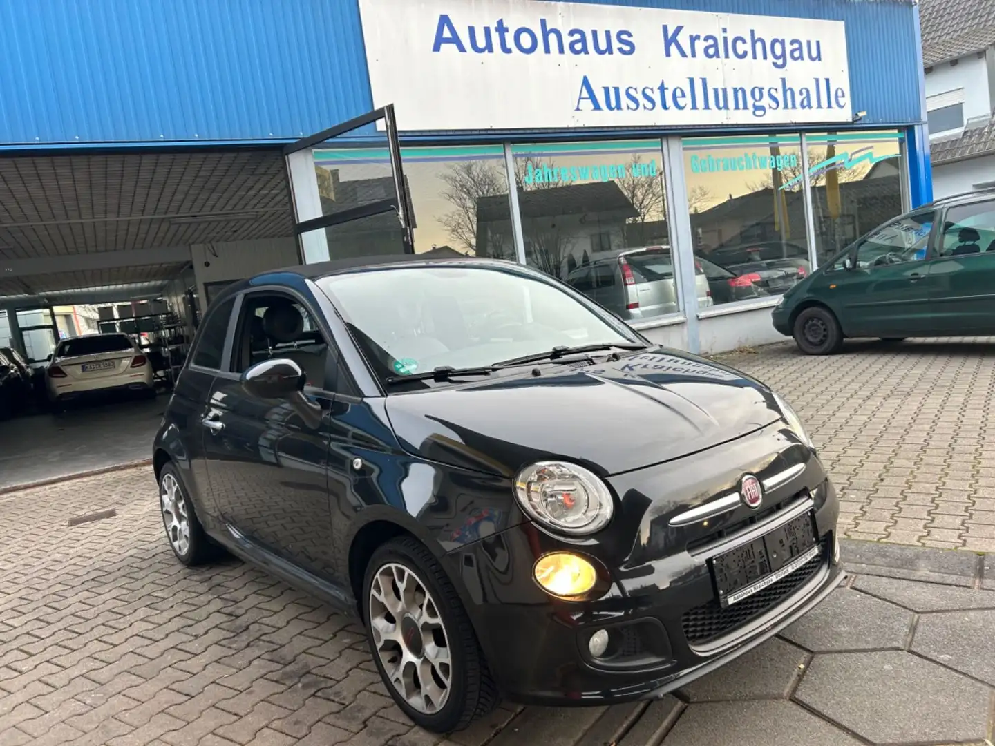 Fiat 500 S 1.2 Cabrio Sportsitze Inkl.12 Mo. Garantie Schwarz - 1