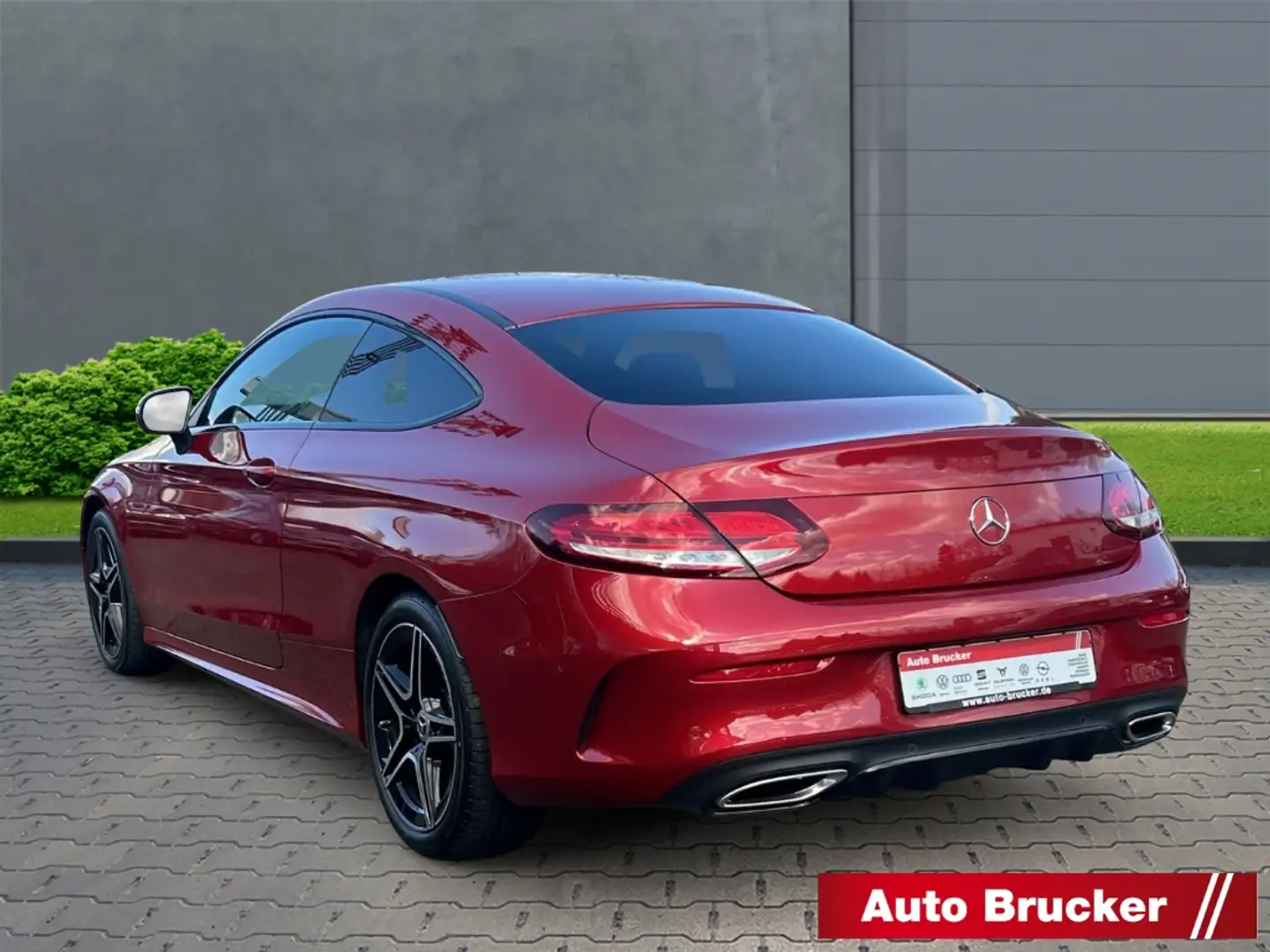 Mercedes-Benz C 300 -Klasse Coupe AMG+LED- MULTIBEAM+360GRAD+MEMORY crvena - 2