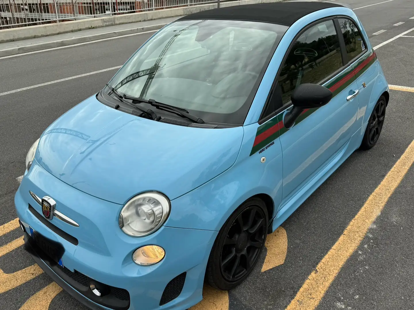 Abarth 500C 1.4 16v t. t-jet Custom s/xenon 135cv Blu/Azzurro - 1