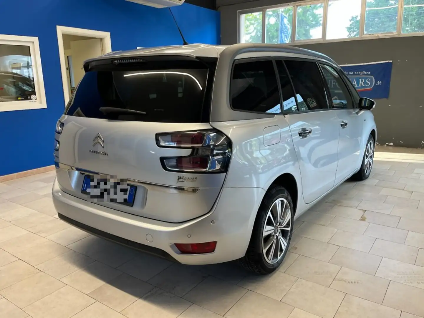 Citroen Grand C4 Picasso BlueHDi 150 S&S Exclusive 7 POSTI Srebrny - 2