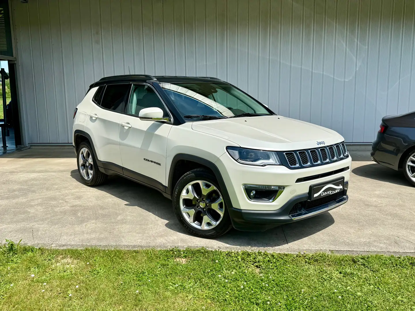 Jeep Compass 1.6, 1ère main, Beats, CarPlay, 4 Pneus Neufs Blanc - 1