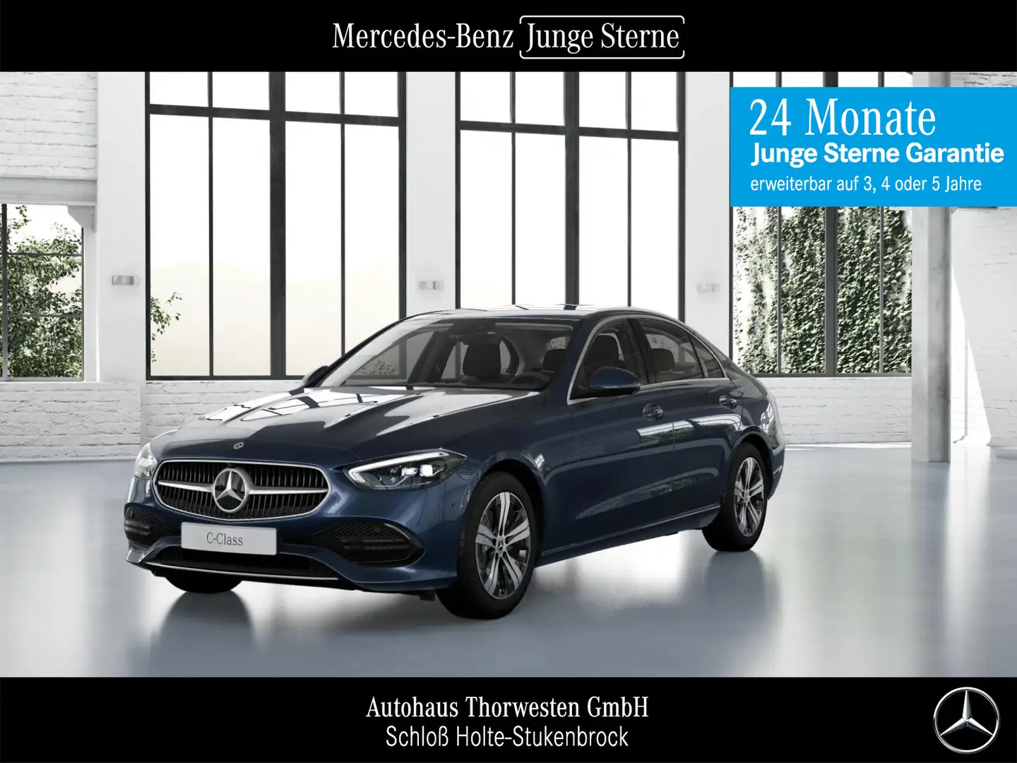 Mercedes-Benz C 180 C 180 AVANTGARDE ADVANCED AHK 360° WINTER Blauw - 1