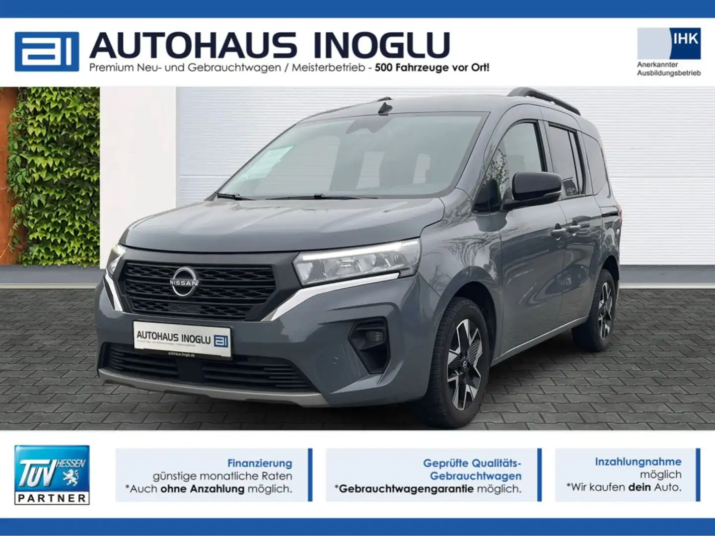 Nissan Townstar 1.3*N-Design*5Sitz*RKam*LED*Navi*Leder Сірий - 1
