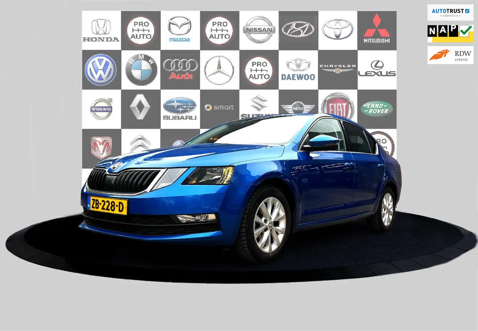 Skoda Octavia 1.0 TSI Greentech Ambition Business Carplay_Cruise Blauw - 1