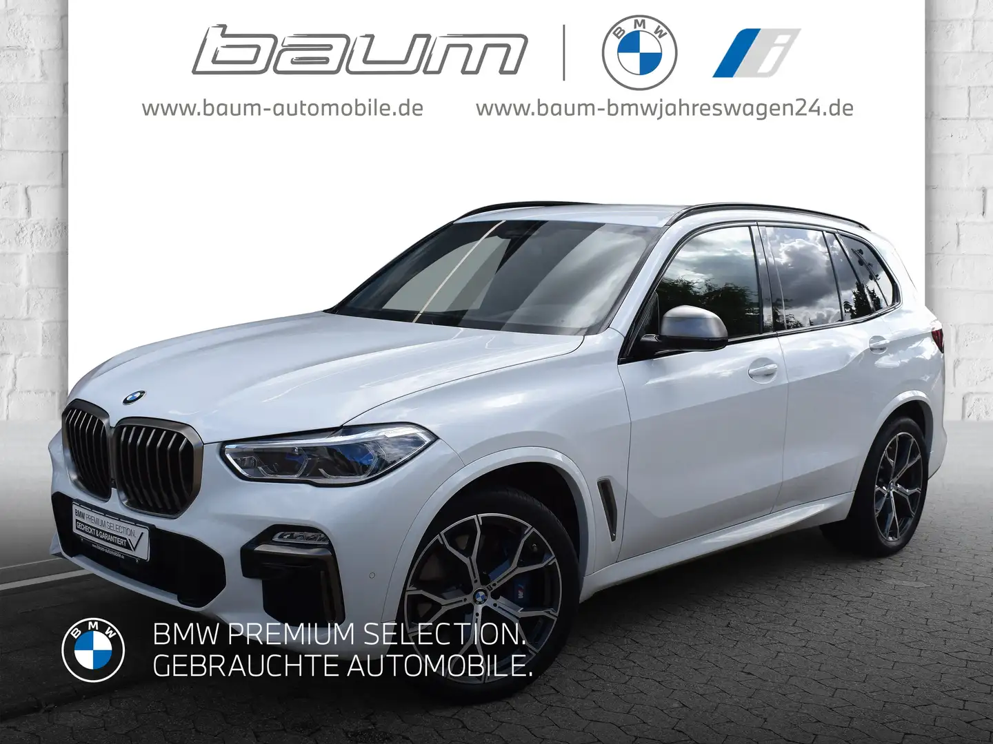 BMW X5 M 50i Head-Up HK HiFi DAB WLAN Komfortzg. Білий - 1